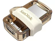 Dyski HDD - SanDisk Ultra Dual m3.0 32GB micro USB 3.0 Gold - miniaturka - grafika 1