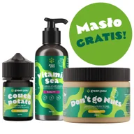 Suplementy i witaminy dla psów - Green Paw - Olejek z CBD na bazie oleju z łososia 60ml + Olej z łososia norweskiego 300ml + Masło orzechowe z CBD 350g GRATIS - miniaturka - grafika 1