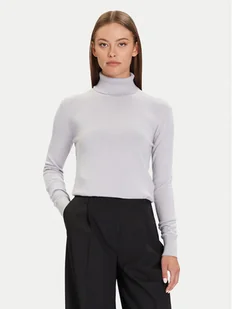 Calvin Klein Golf LV044D371G Fioletowy Regular Fit - Swetry damskie - miniaturka - grafika 1