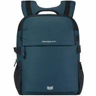 Torby na laptopy - Hedgren HCOM Plecak RFID 42 cm przegroda na laptopa city blue - miniaturka - grafika 1