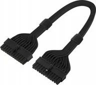Kable - Kabel zasilający SilverStone Silverstone 24 Pin ATX zu 24 Pin Kabel 350mm - schwarz - miniaturka - grafika 1