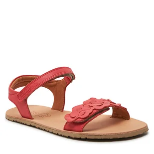 Sandały Froddo Barefoot Flexy Flowers G3150265 D Coral - Buty dla dziewczynek - miniaturka - grafika 1