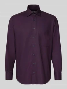 Koszula biznesowa o kroju comfort fit z listwą guzikową - Koszule męskie Koszula biznesowa o kroju comfort fit z listwą guzikową - Koszule męskie - miniaturka - grafika 1