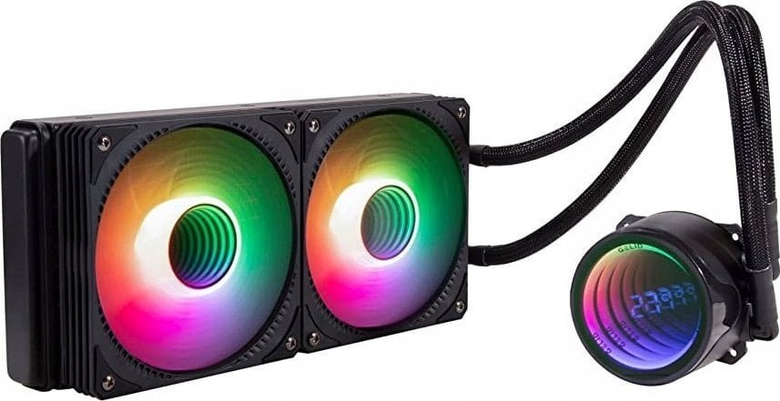 Chłodzenie wodne Gelid Gelid Solutions Liquid 240mm AIO - Komplett-Wasserkühlung CC-AIO-240-A