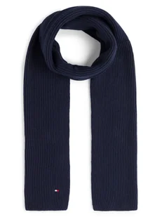 Tommy Hilfiger Szalik męski Mężczyźni Bawełna czarny jednolity, ONE SIZE - Apaszki i szaliki męskie - miniaturka - grafika 1