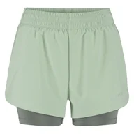 Spodenki damskie - Damskie Spodenki CRAFT ADV ESSENCE 2-IN-1 SHORTS 2 W 1915946-630000 – Zielony - miniaturka - grafika 1
