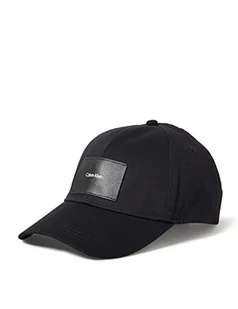 Calvin Klein Męska czapka Ck Patch Bb, Ck czarny, Rozmiar uniwersalny - Czapki damskie - miniaturka - grafika 1