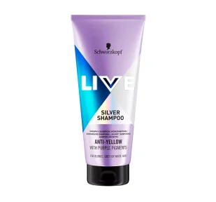 Schwarzkopf Live Silver Shampoo 200 ml Szampon srebrny do włosów blond,rozjaśnionych i siwych LETNIA WYPRZEDAŻ DO 80% - Szampony do włosów - miniaturka - grafika 1