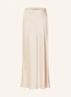 Spódnice - Mrs & Hugs Spódnica Satynowa beige - miniaturka - grafika 1
