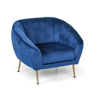 Fotel MARLENE, niebieski - Fotele - miniaturka - grafika 1