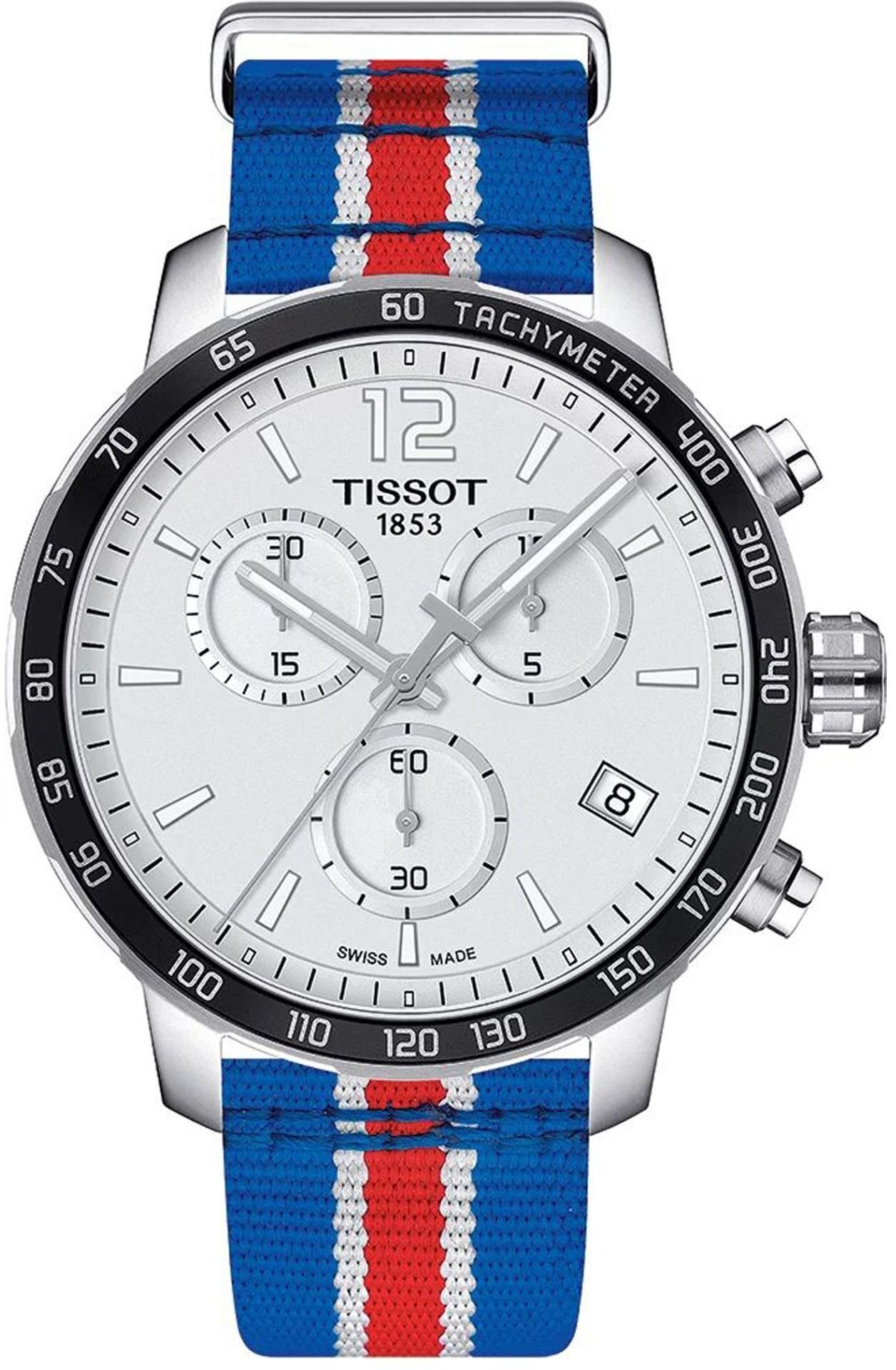 Zegarek Tissot Zegarek Męski Tissot T095.417.17.037.18 Srebrzysty 42 mm