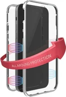 Etui i futerały do telefonów - Etui na telefon komórkowy HAMA Cover "360° Glass" do Apple iPhone 13 mini, srebrne (00216994) - miniaturka - grafika 1