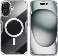 Etui i futerały do telefonów - Nillkin Etui Nillkin Nature Pro Magnetic Case z MagSafe na iPhone 16 - przezroczysto-białe - miniaturka - grafika 1