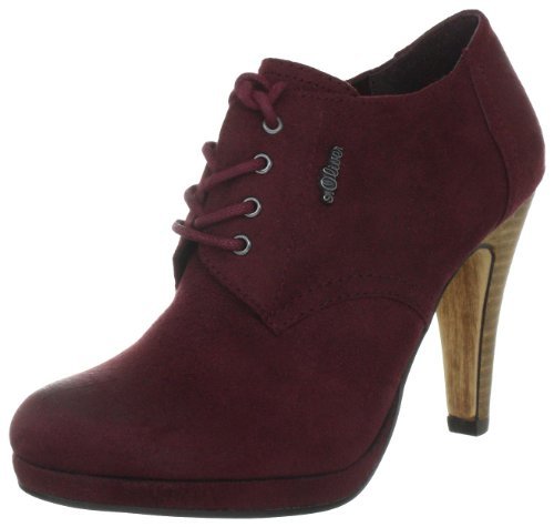 s.Oliver Casual 5-5-23301-39 damskie kozaki i botki, czerwony - czerwony bordowy 549-38 EU