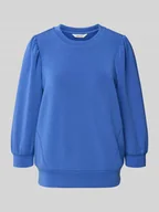 Bluzy damskie - Bluza o kroju regular fit z efektem scuby model ‘TENNY’ - miniaturka - grafika 1