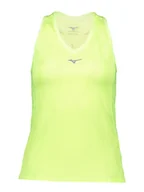 Koszulki sportowe damskie - Mizuno Top "Aero" w kolorze żółtym do biegania - miniaturka - grafika 1