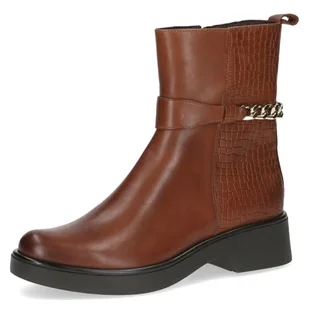 Caprice Damskie 9-25102-45 modne kozaki, Cognac Comb, 40 EU, Cognac Comb, 40 EU - Kozaki damskie - miniaturka - grafika 1