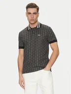 Koszulki męskie - Lacoste Polo DH1417 Czarny Regular Fit - miniaturka - grafika 1