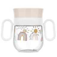 Kubki dla dzieci - Mepal Kubek dziecięcy treningowy do nauki picia Mio Sunshine & Rainbow 108018065245 200 ml - kubek - miniaturka - grafika 1