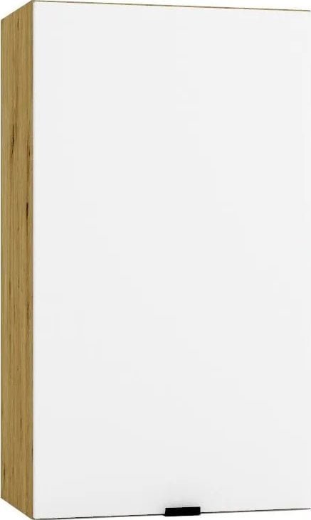 Szafka kuchenna wisząca GIANNA W40 P/L biała alaska/dąb artisan STOLKAR