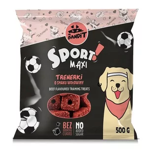 MR.BANDIT SPORT MAXI trenerki o smaku wołowiny 500g - Przysmaki dla psów - miniaturka - grafika 1