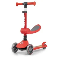 Hulajnogi - Hulajnoga dla dzieci MILLY MALLY Scooter Fuzzy Czerwony - miniaturka - grafika 1