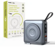 Powerbanki - Mobile Origin Powerbank & Travel Charger, Lightning/USB-C Cable, MagSafe/AW/iPhone Compatible, grey - miniaturka - grafika 1