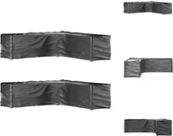 Pokrowce na meble ogrodowe - vidaXL Pokrowce na meble ogrodowe w kształcie litery L 2 szt. 20 oczek 300x300x90 cm - Pokrowce ochronne na meble ogrodowe - miniaturka - grafika 1