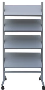 Stojak mobilny na broszury, 12 x A4 - Systemy ekspozycyjne i znaki informacyjne - miniaturka - grafika 2