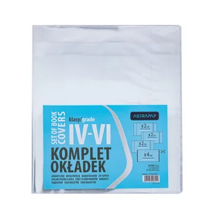 Uniwersalny komplet okładek ASTRAPAP do klas IV-VI - Szkolne artykuły papiernicze - miniaturka - grafika 1