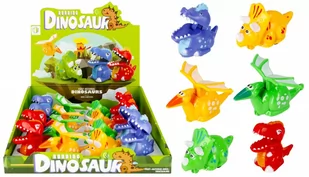 Mega Creative, Zabawka naciskana Dino 11 cm, Mix 499176 - Figurki dla dzieci - miniaturka - grafika 1