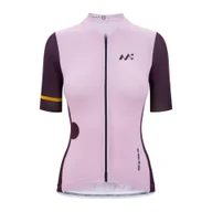Koszulki rowerowe - Koszulka rowerowa dla kobiet Quest Maja Pink Flow - miniaturka - grafika 1