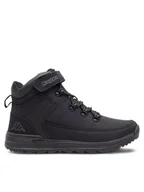 Buty dla chłopców - Kappa Trzewiki Logo Astos 371B8CW-A0H Czarny - miniaturka - grafika 1