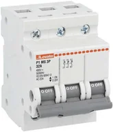Wyłączniki światła i elektryczne - lovato Rozłącznik izolacyjny, modułowy, 3P, 100A w AC22A P1MS3P100 - miniaturka - grafika 1