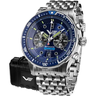 Zegarek Zegarek Męski Vostok Europe 6S21-511A772B srebrny - Zegarki męskie - miniaturka - grafika 1
