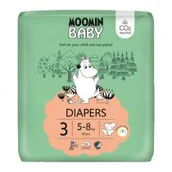 Pieluchy - Muumi Baby Moomin Baby, Pieluszki 3 Midi (5-8 kg), Eko 48 szt. - miniaturka - grafika 1