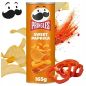 Chipsy - Pringles Sweet Paprika Chipsy Smak Słodkiej Papryki Smaczne Przekąski 160g - miniaturka - grafika 1