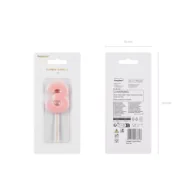 Urodziny dla dorosłych - PartyDeco Świeczka 3 jasno różowa 5.5cm - miniaturka - grafika 1