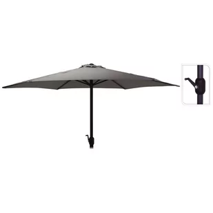 Koopman ProGarden Parasol Monica, 270 cm, ciemnoszary - Parasole ogrodowe - miniaturka - grafika 2