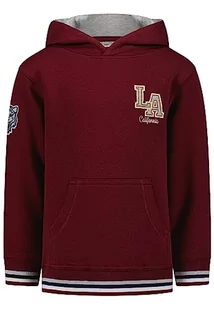 SALT AND PEPPER Chłopięca bluza z kapturem La Emb/Appl. Bluza z kapturem, czerwony, 140-146 - Bluzy dla chłopców - miniaturka - grafika 1