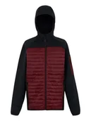 Kurtki i kamizelki sportowe męskie - Regatta Kurtka hybrydowa "Newhill" w kolorze bordowym - miniaturka - grafika 1
