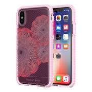 Etui i futerały do telefonów - Tech21 wzmacniane etui do iPhoneX / iPhone XS różowy - miniaturka - grafika 1