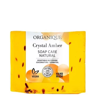 ORGANIQUE Mydło naturalnie pielęgnujące Crystal Amber 100g - Mydła - miniaturka - grafika 1