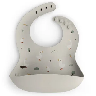 Śliniaczek silikonowy Goose, BabySteps - Śliniaki i fartuszki - miniaturka - grafika 1