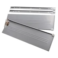 Meble modułowe i akcesoria - SZUFLADA WYSOKA METALBOX SZARY AMIX MB/150 H-150 mm L-550 mm - miniaturka - grafika 1