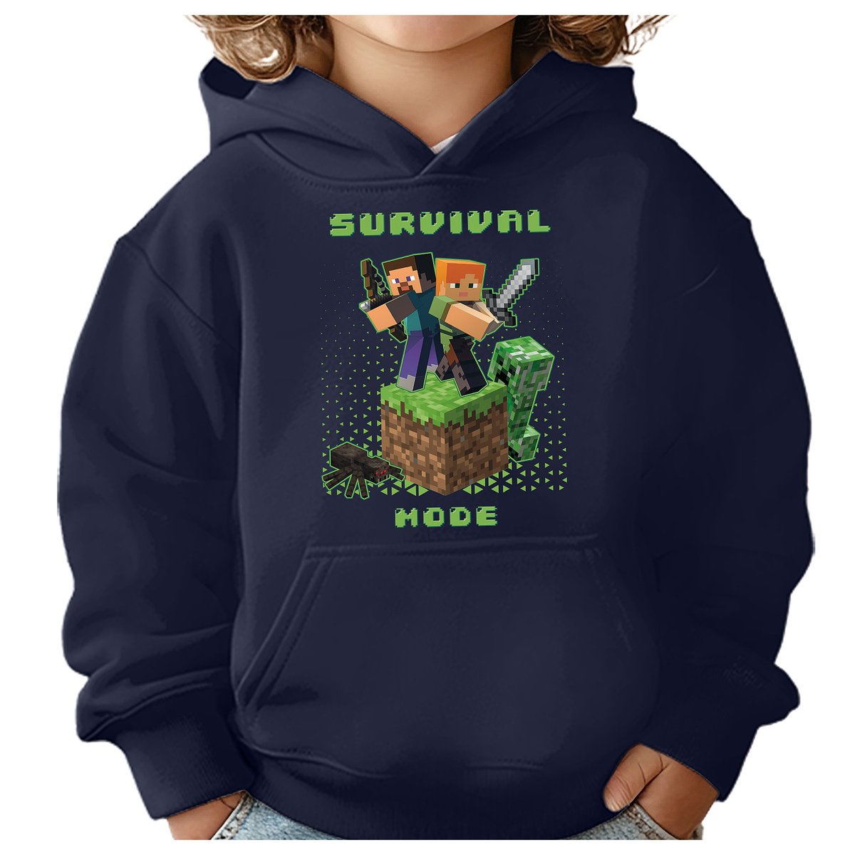 BLUZA DZIECIĘCA MINECRAFT 110-116 DLA DZIEWCZYNKI CHŁOPCA PREZENT