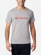 Koszulki męskie - Koszulka męska bawełniana Columbia CSC Basic Logo Short Sleeve 1680053039 L Szara (193553316466) - miniaturka - grafika 1