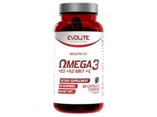 Omega Pharma Evolite Nutrition Evolite 3 + D3 + K2 MK7 + E 60 kaps. - Witaminy i minerały - miniaturka - grafika 1