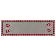 Pozostałe akcesoria świąteczne - Bieżnik świąteczny Choinka szary, 40 x 140 cm - miniaturka - grafika 1