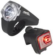 Lampki rowerowe - PRO Red cycling products Red Cycling Products 25 Lux Urban LED zestaw oświetlenia rowerowego, black 2020 Oświetlenie rowerowe - zestawy - miniaturka - grafika 1